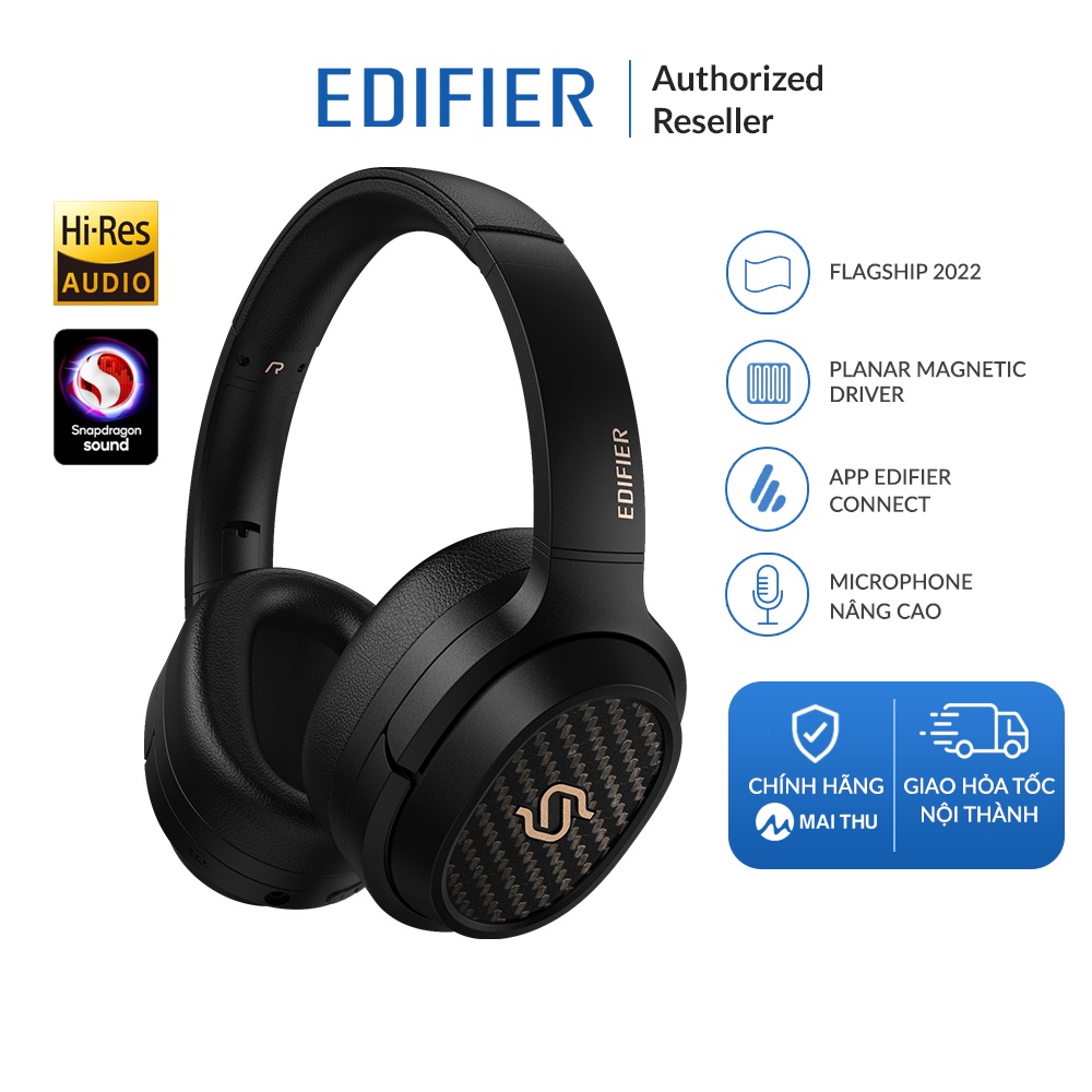 Tai nghe Bluetooth 5.2 EDIFIER S3 STAX SPIRIT - Planar Magnetic - Snapdragon Sound - Hires Audio - Hàng chính hãng