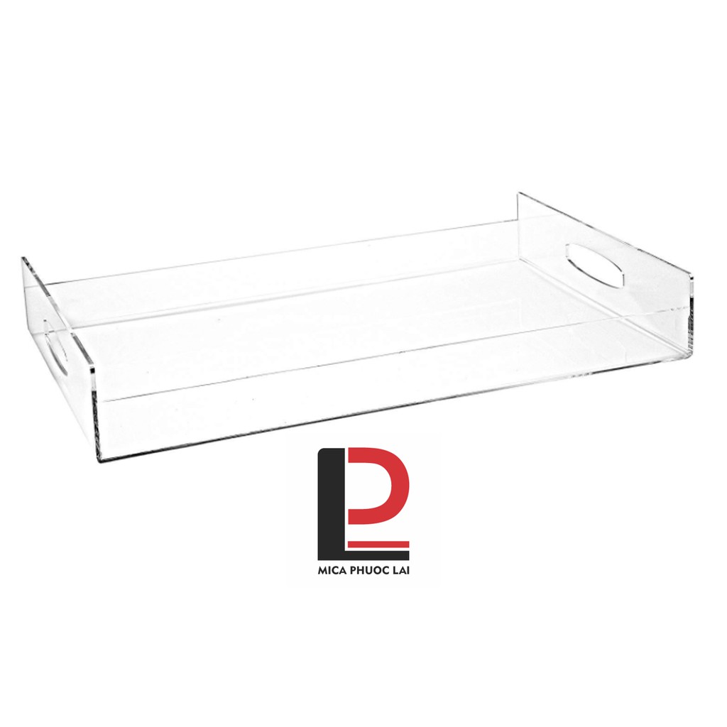 Khay mica/ acrylic siêu trong suốt, siêu to khổng lồ để bàn cao cấp