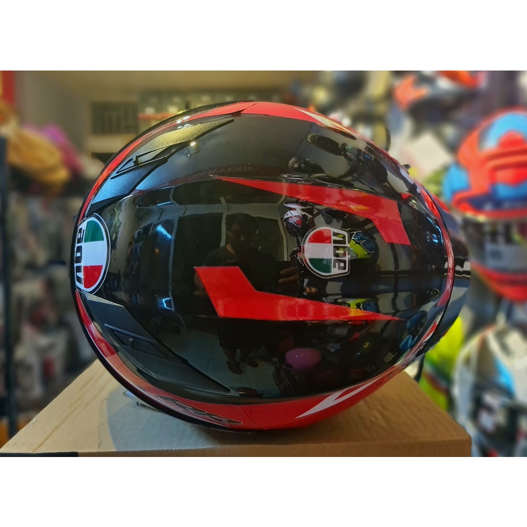 Nón bảo hiểm Fullface M266 đen bóng siêu đẹp dán tem RR