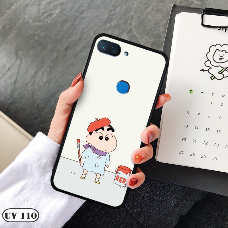 Ốp lưng điện thoại Xiaomi Mi 8 Lite - lưng nhám viền dẻo