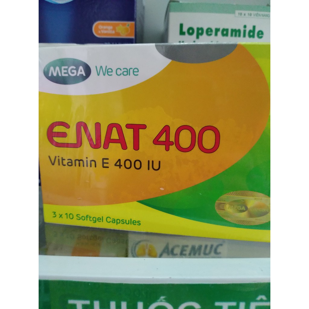 ENAT 400 Vitamin E 400 IU🥰 Hàng Chính Hãng🥰 Đẹp da, trắng da,chống lão hóa da