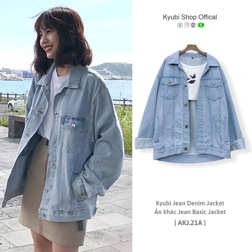 - Kyubi Jean Jacket AKJ21 - Hàng nhập khẩu