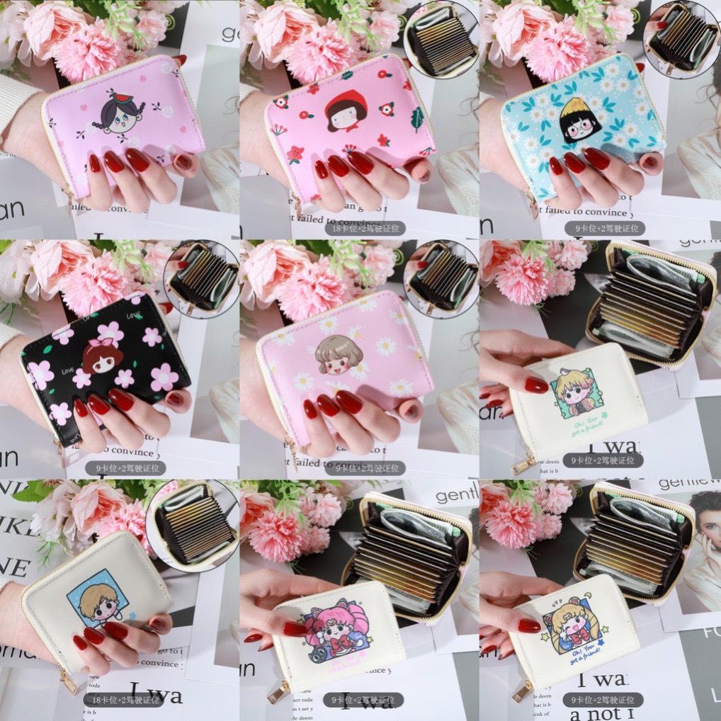 PVN47919 Ví Nữ Mini Cầm Tay Nhỏ Gọn Bỏ Túi Hình Siêu Cute Nhiều Ngăn Có Khóa