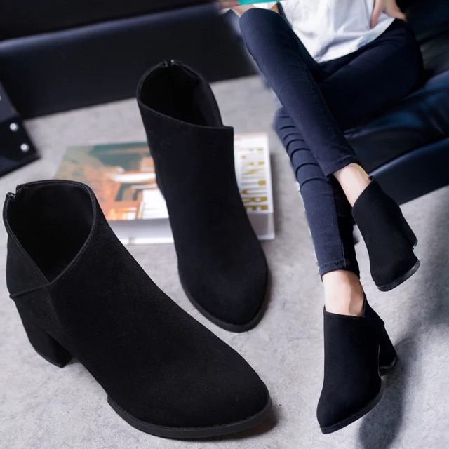 Bốt nữ da lộn B60