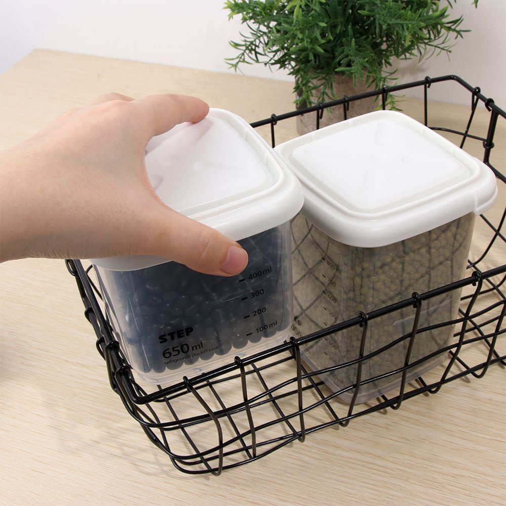 CONOPERY Hộp nhựa trong suốt đựng thực phẩm khô tiện lợi dành cho nhà bếp