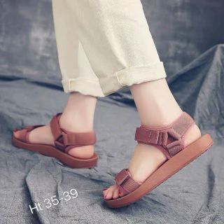 Sandal Học Sinh Nâu hồng siêu nhẹ siêu đẹp FREESHIP