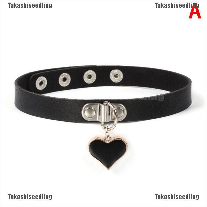Vòng Cổ choker Da Pu Đính Gai Nhọn Cổ Điển
