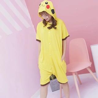 Pijama hình thú cộc tay pikachu