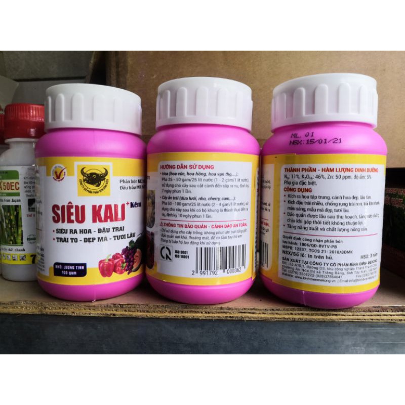 Siêu Kali Đầu Trâu + Kẽm