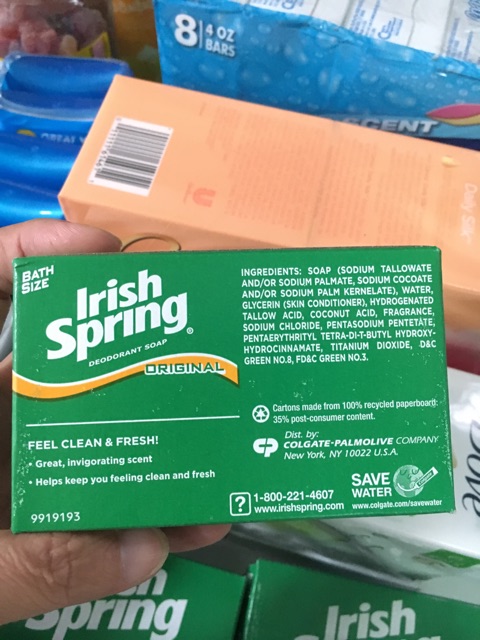 🇺🇸 Xà Bông Cục Irish Spring Original - 113g🇺🇸  