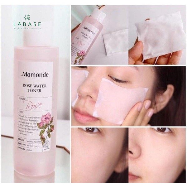 Toner Mamonde - Toner Diếp Cá - Nước Hoa Hồng Cung Cấp Độ Âm Mamonde Rose Water Toner 250ml - Se Khít Lỗ Chân lông