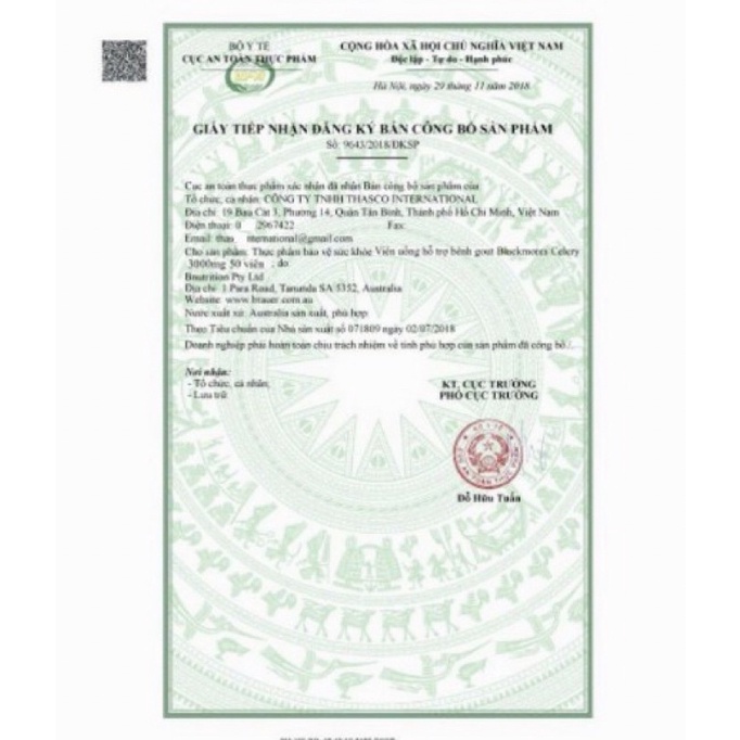 🌈   Viên Uống  Blackmores Celery 3000 phòng ngừa và hỗ trợ bệnh gout  50 viên của Úc