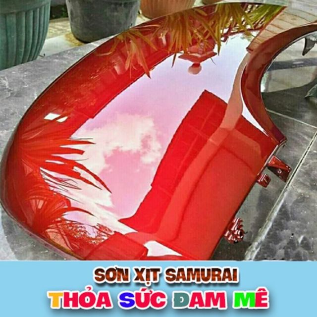SƠN SAMURAI MÀU ĐỎ CANDY H138 MÀU HONDA