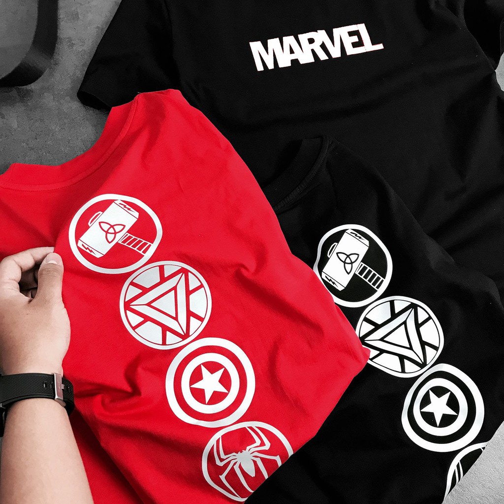 (CÓ VIDEO)Áo thun MARVEL PHẢN QUANG Nam Nữ (có size trẻ em)