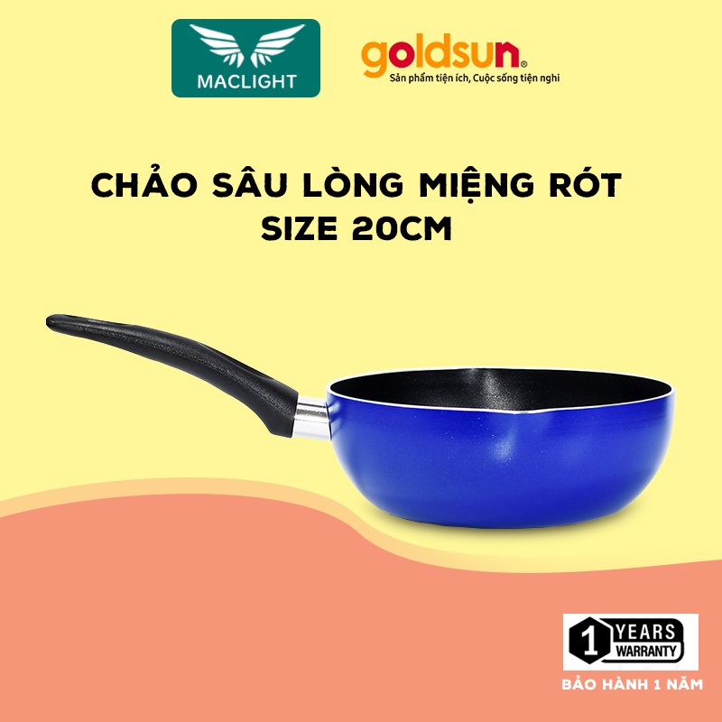 Chảo chống dính sâu lòng Goldsun FP-GE1520(B) đường kính 20cm [1]