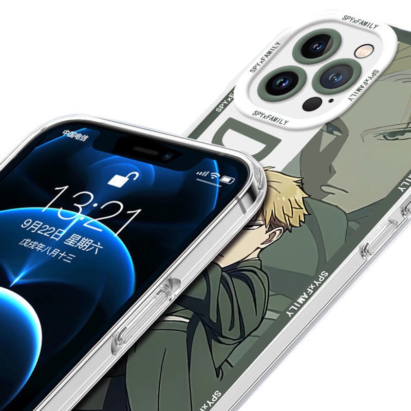 Ốp Điện Thoại In Chữ spy × family Yor Forger Loid Forger Cho iPhone 13 12 11 pro promax x xs xsmax xr 13mini 12mini 7 8 plus
