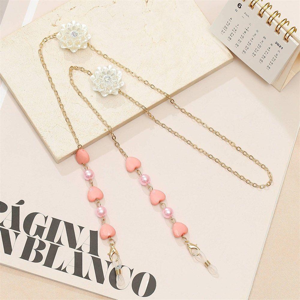 Dây Đeo Kính Chống Thất Lạc Bằng Kim Loại Cho Nữ Vòng cổ Xích Thời Trang Cá Tính