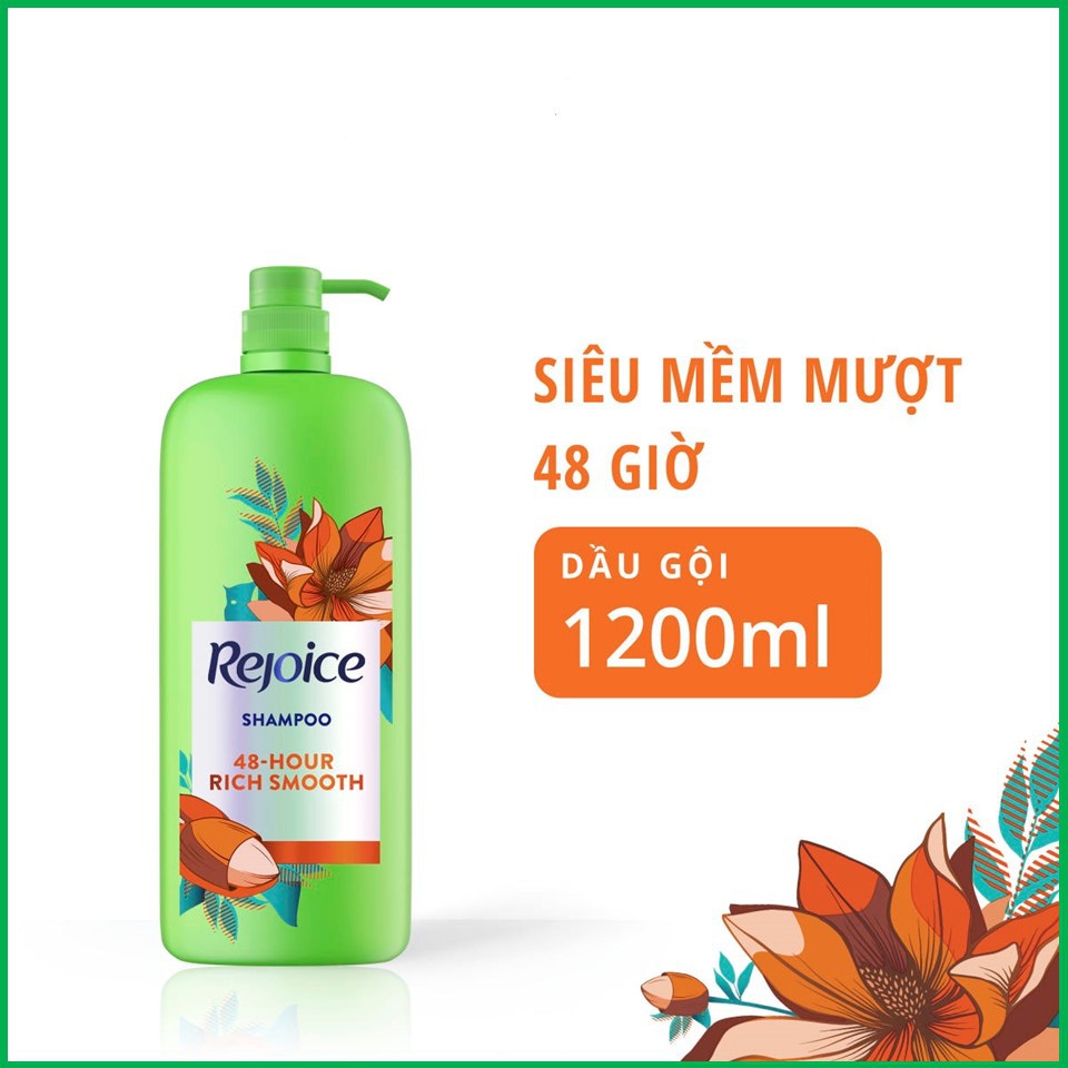 Dầu Gội Rejoice Siêu Mềm Mượt 48h Rich Smooth 1,2L