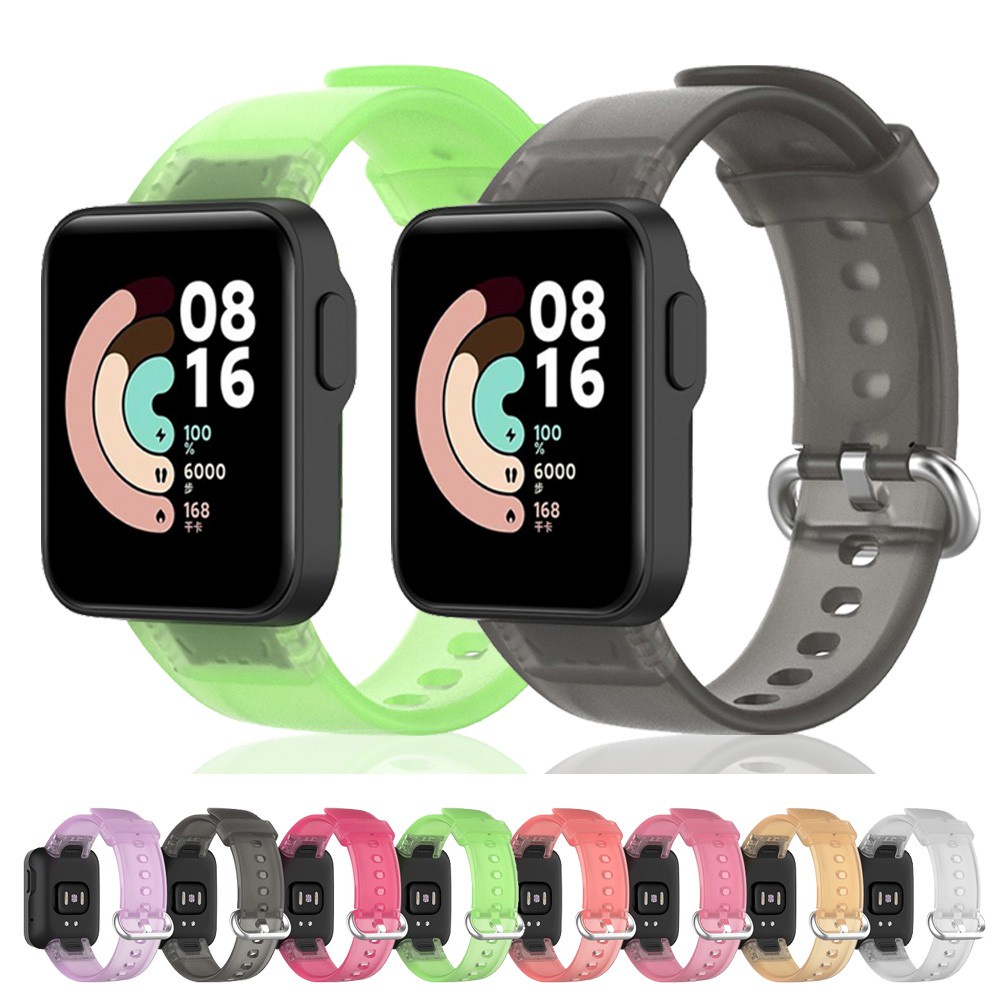 Dây đeo Silicon trong suốt thoáng khí cho đồng hồ thông minh Xiaomi Mi Watch Lite / Redmi Watch
