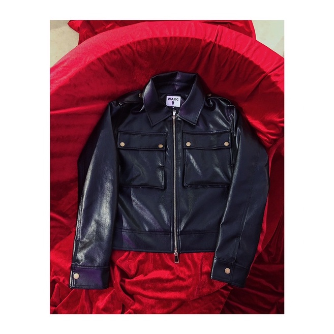 Áo khoác da lửng WAGG