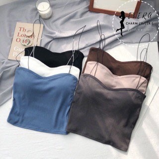 Siêu hot - Áo Bra 2 Dây Mảnh Dáng Lửng - Bra 2055 | BigBuy360 - bigbuy360.vn