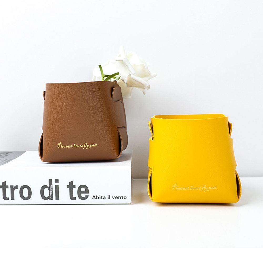 Hộp Đựng Đồ Trang Điểm Để Bàn Bằng Da PU MIHAN1