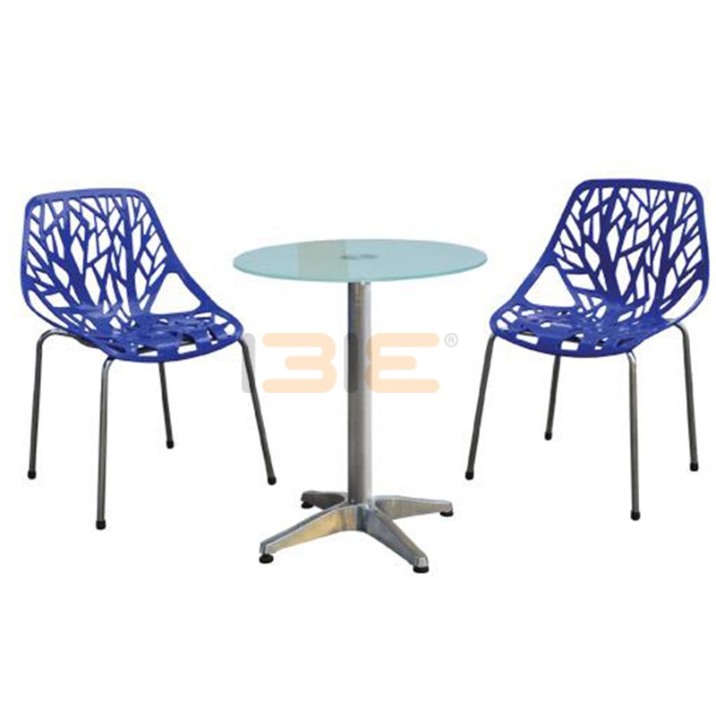 Ghế café IB451 chân thép mạ IBIE nhiều tùy chọn