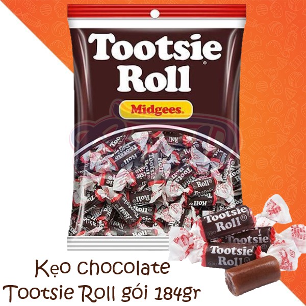 Kẹo chocolate Tootsie Roll gói 184gr