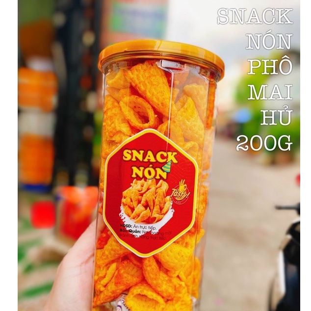 Snack nón phô mai hũ 200gr