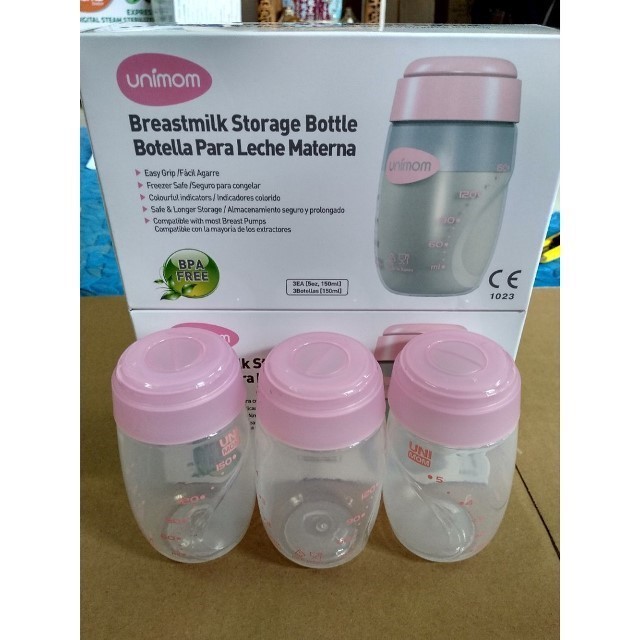 (Made in Korea) Bộ 3 bình trữ sữa 150ml Unimom UM880045