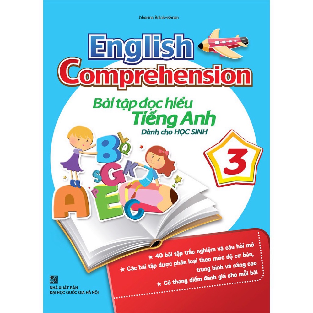 [Mã LT50 giảm 50k đơn 250k] [TIEMSACHTO] Sách - Bài Tập Đọc Hiểu Tiếng Anh Dành Cho Học Sinh 3 (SM-0703)