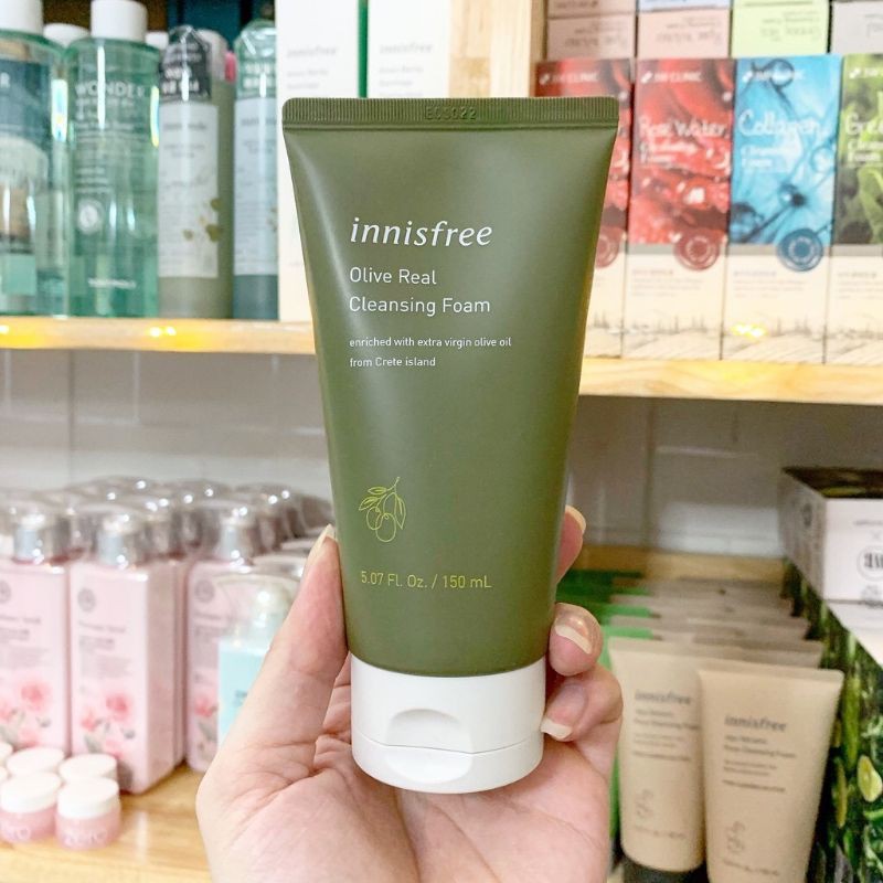 Sữa Rữa Mặt INNISFREE Olive Real Cleansing Foam