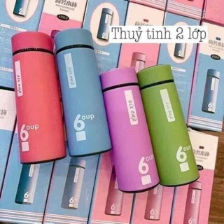 BÌNH 6OUP LÕI THUỶ TINH 450ml