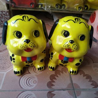 Chó sứ đựng tiền Bát tràng cao cấp