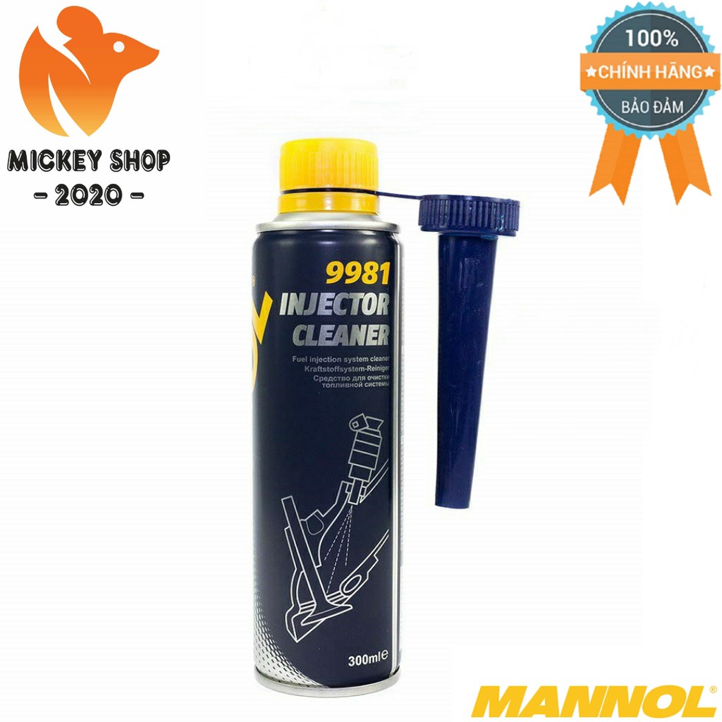 [Pro] Súc Rửa Béc Phun Xăng MANNOL 9981 – 300ML Injector Cleaner, Hàng Đức Chính Hãng – Mickey2020shop