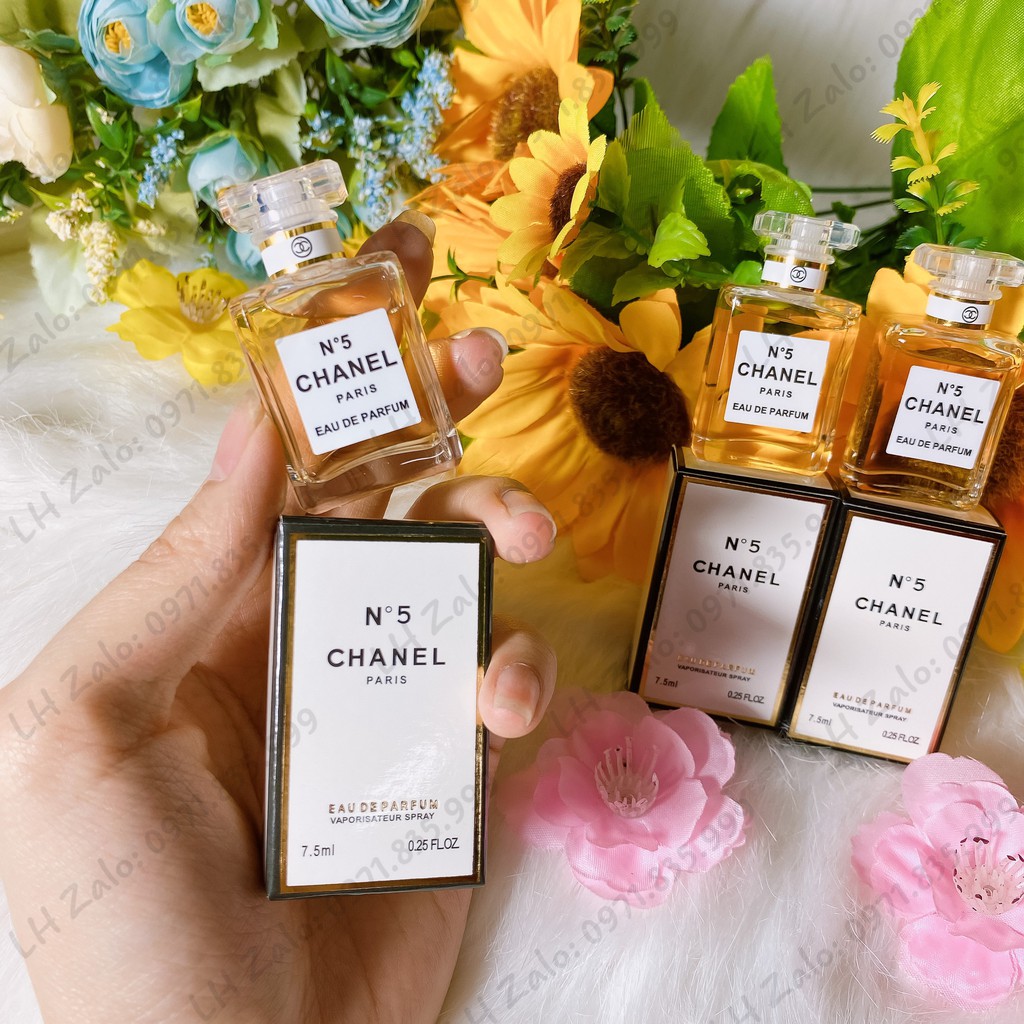 [Chính hãng] Nước Hoa Chanel No5 7.5ml, Nước Hoa Mini Nữ bỏ Túi | Thế Giới Skin Care