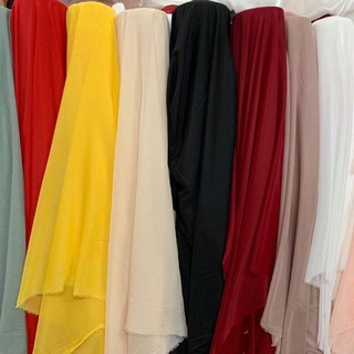 ⚡Giá gốc⚡ Vải voan tơ/ tơ óng trắng khổ 1m5 may váy, làm rèm, phông nền background sinh nhật