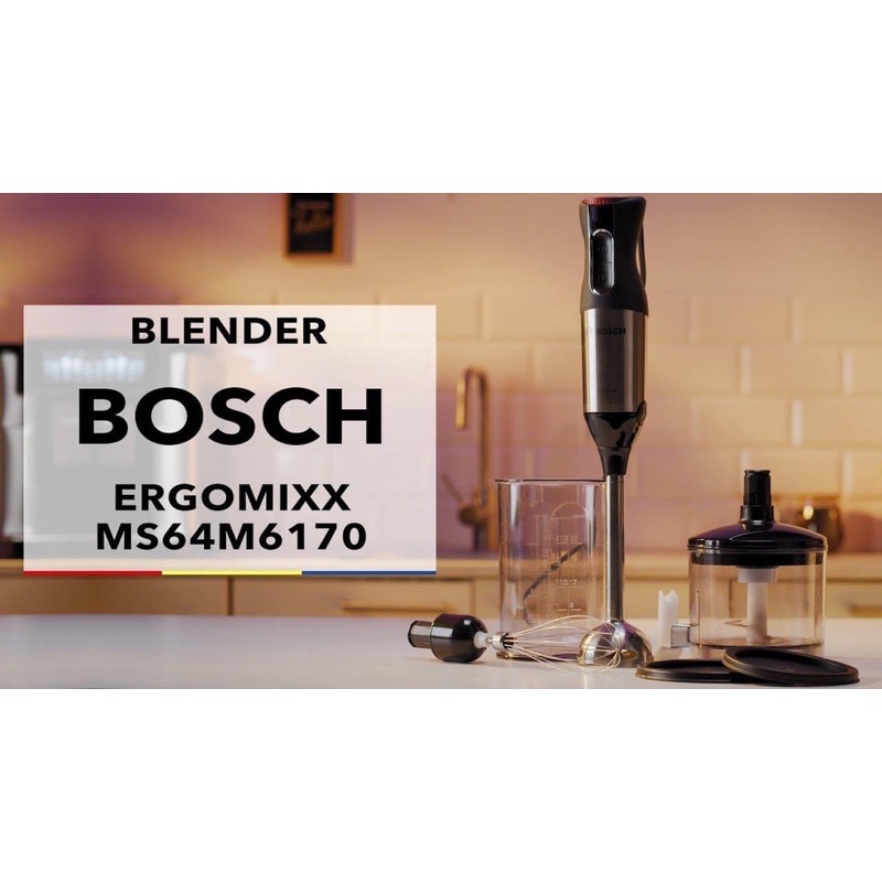 Máy xay cầm tay đa năng Bosch MS64M6170 ErgoMixx công suất khoẻ vô địch 1000W (xay đá)