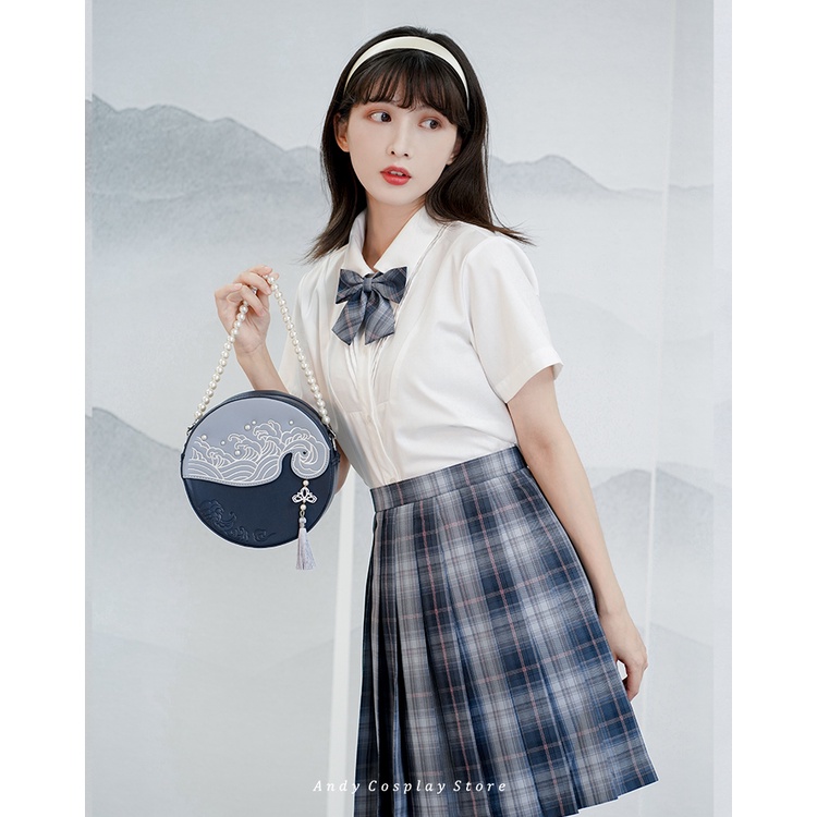 [CÓ SẴN] Áo blouse/ sơ mi V Gochaka JK