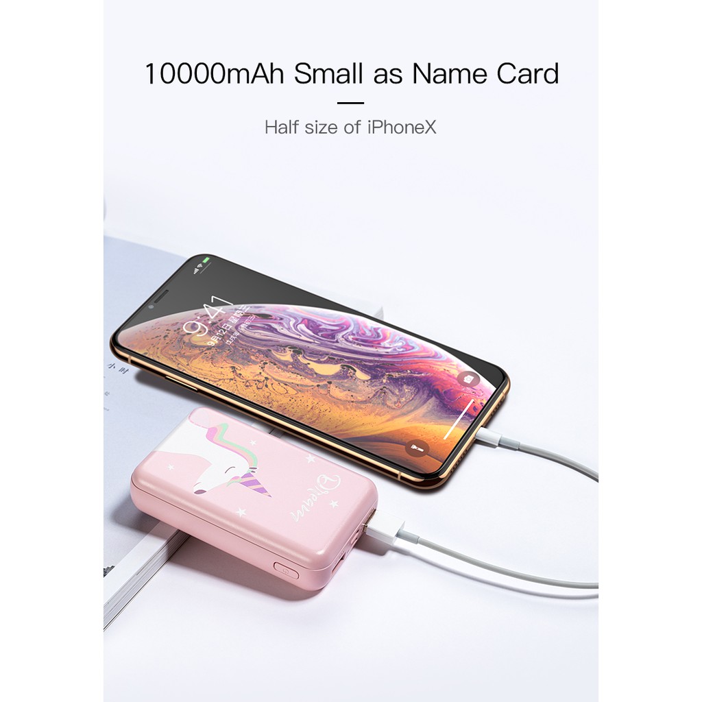 Pin Sạc dự phòng Yoobao mini 10000mAh P10W nhỏ gọn nhiều mẫu hình cute cho bạn gái ✪ CHÍNH HÃNG ✪