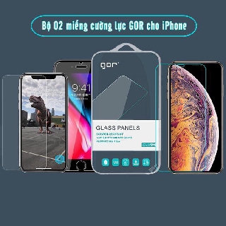 Bộ 2 kính cường lực GOR cho iPhone 11/ 11 Pro/ 11Pro Max - chính hãng Gor (2 miếng mặt trước)
