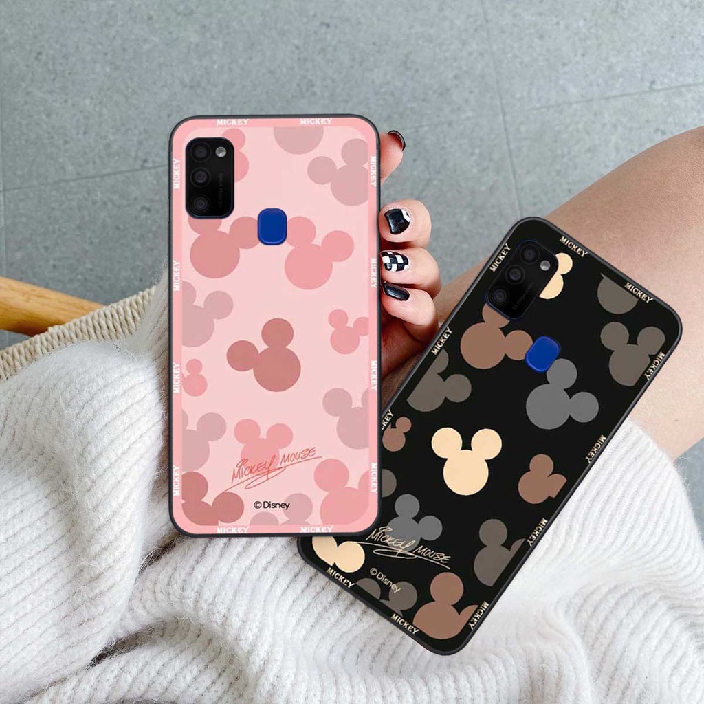 Ốp lưng điện thoại Samsung M21 / M30s hình mic key min nie mouse thời trang, vỏ ốp rẻ đẹp