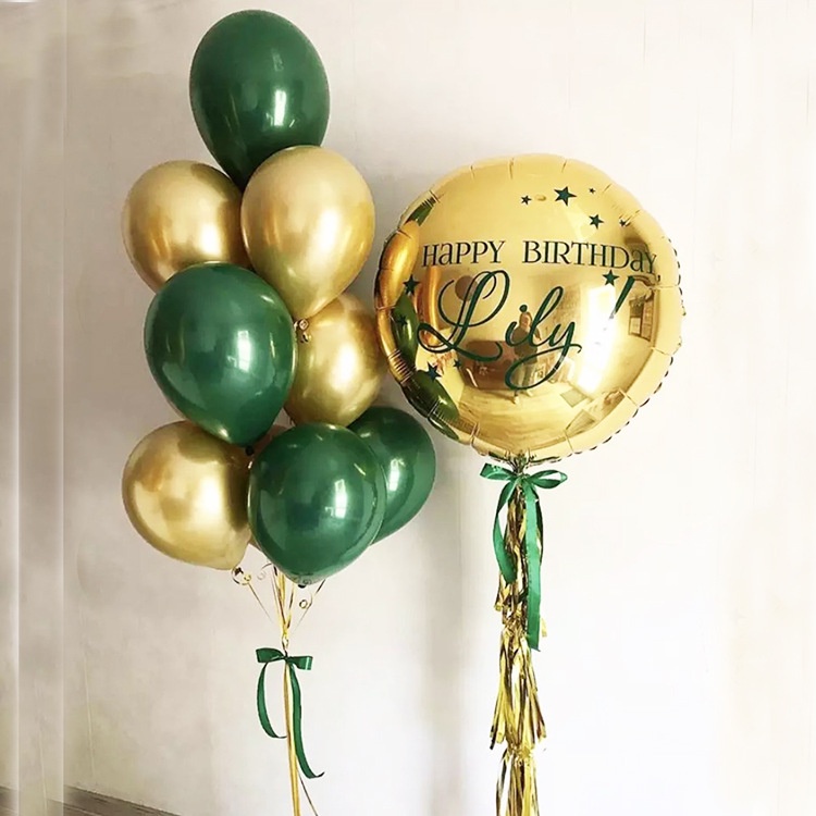Set 10 Bong Bóng Trang Trí Tiệc Sinh Nhật Cho Bé