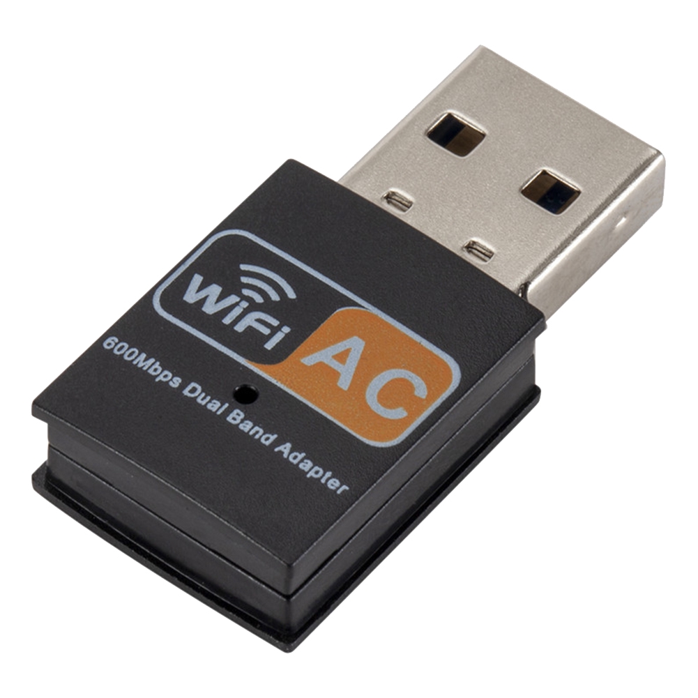 USB Thu Sóng Wifi 600 Mbps 2.4-5ghz 802.11 Ac Laptop PC OY