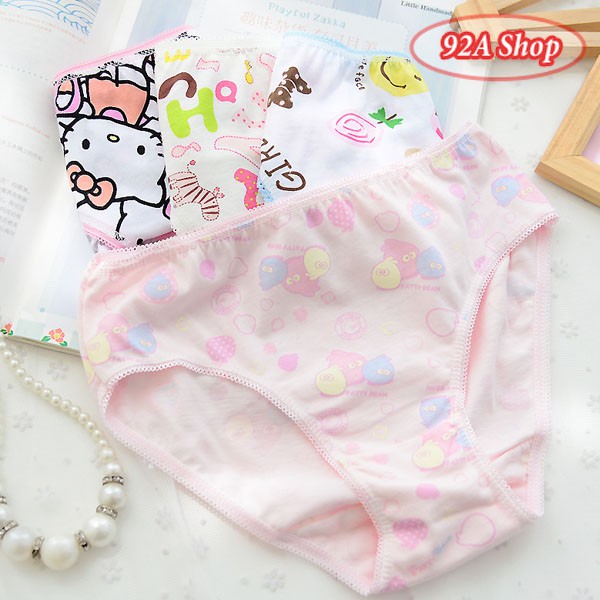 [ĐỒ LÓT - QCB01] SET 6 QUẦN CHIP BÉ GÁI