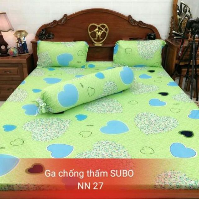 Ga chống thấm subo cao cấp 100% thun cotton phủ nano kháng khuẩn.