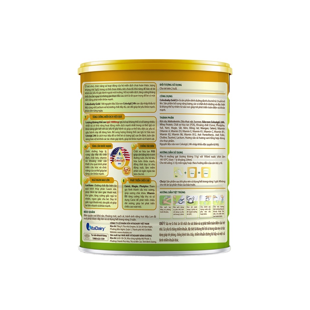 Sữa Colosbaby Đủ Loại Đủ Số 800gr