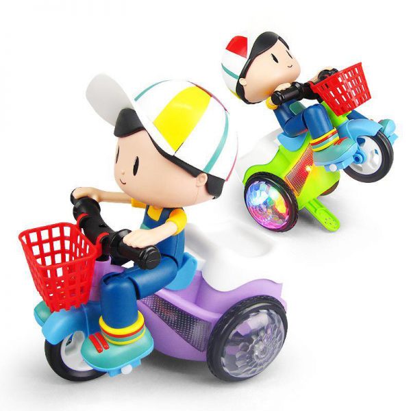 BB Kids Đồ Chơi Em Bé Đạp Xe Xoay 360 Độ Có Đèn Và Phát Nhạc