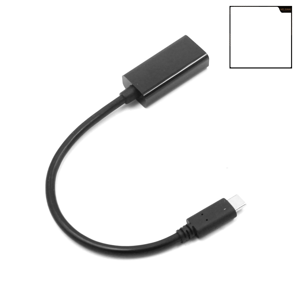 helsinki Type C to 4K HDMI-compatible DisplayPort Mini DP Adapter for Macbook Chrome Book HP Dell