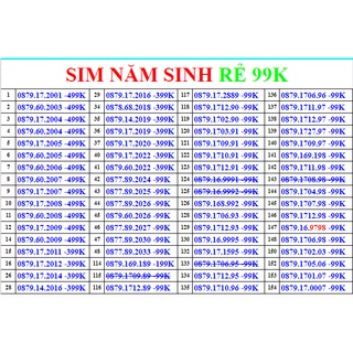 90G/th Sim 4G Vinaphone, [Miễn phí tháng đầu] Sim MAY ITel Gọi Vinaphone miễn phí